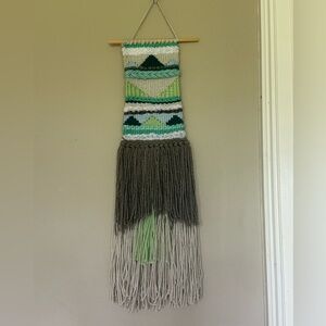 One of a kind wall weaving